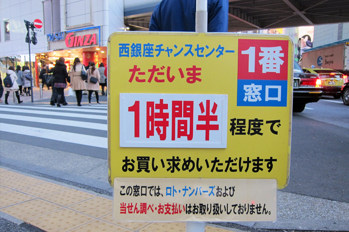 浜松町第一クリニック　大宮院　数寄屋橋交差点年末ジャンボ宝くじ